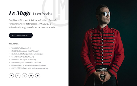 Julienescalas | Le Mago Julien Escalas Direction Artistique & Projets