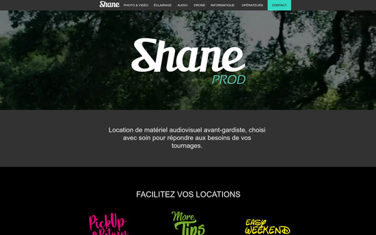 Shaneprod | Location de matériel audiovisuel profes­sion­nel