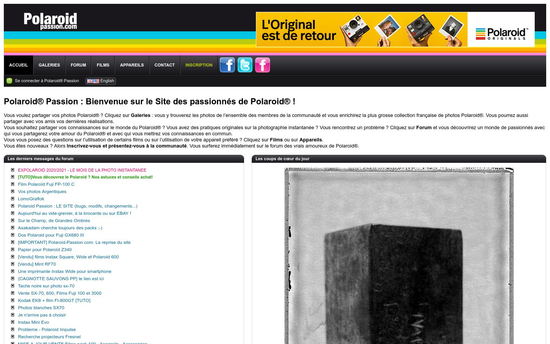 Polaroid passion | Polaroid® Passion Le site des passionnés de Polaroid®