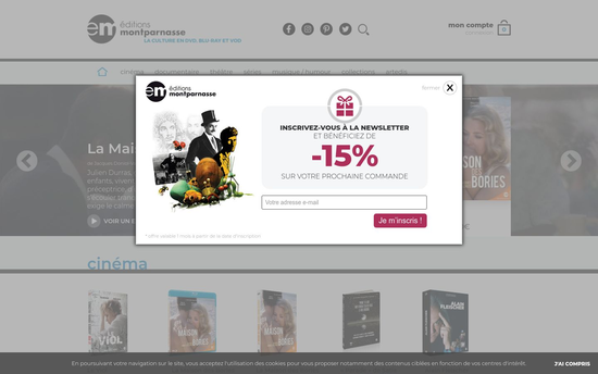 Editionsmontpar­nas­se | Editions Montpar­nas­se (DVD, VOD, Bluray, cinéma, documen­tai­res, théâtre, séries, animation) Editions Montpar­nas­se La Culture en DVD, Bluray et VOD