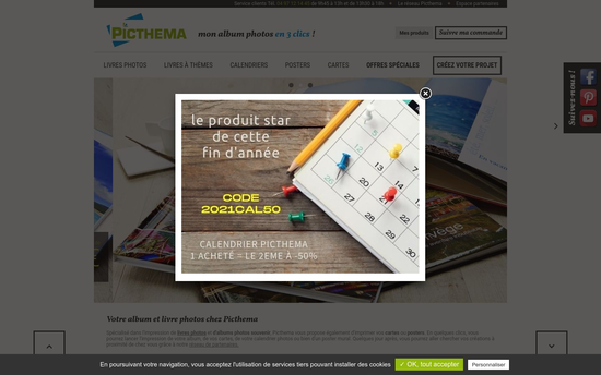 Picthema | Livre photo et album photo en ligne personnalisé Picthema